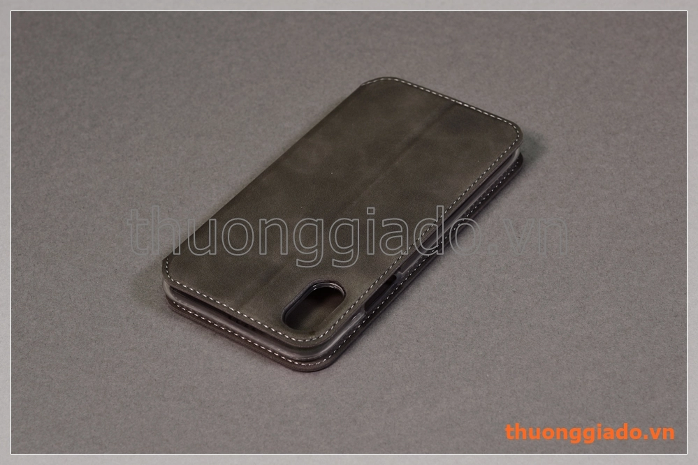 Bao da iPhone Xs (5.8"), iPhone X (5.8") smart flip leather case, hiệu Vili