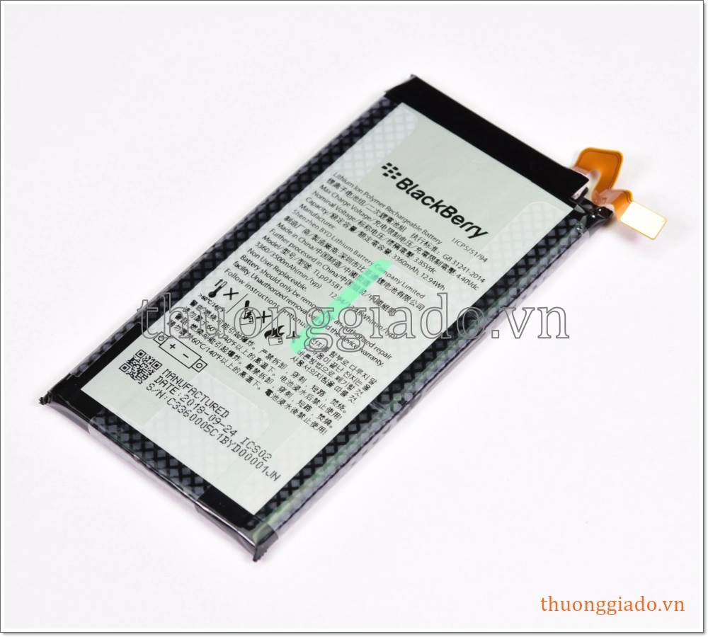 Thay pin Blackberry Key 2/ Key2 chính hãng (3360mAh, 12.94W)