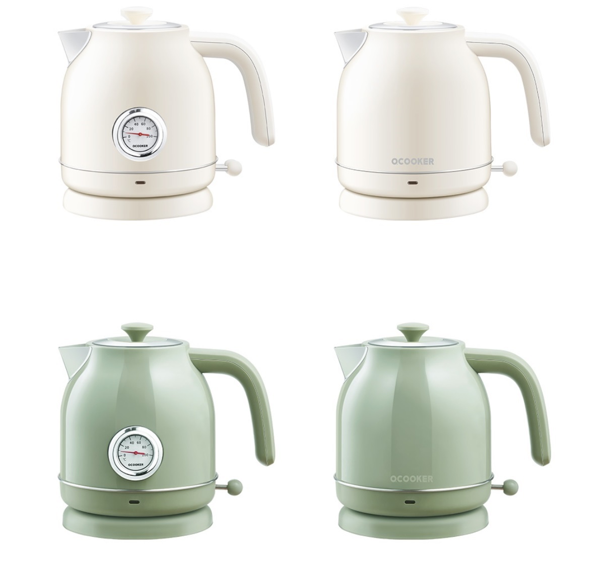 Ấm đun nước siêu tốc Xiaomi Ocooker QS-1701 (có nhiệt kế cơ học thông báo)