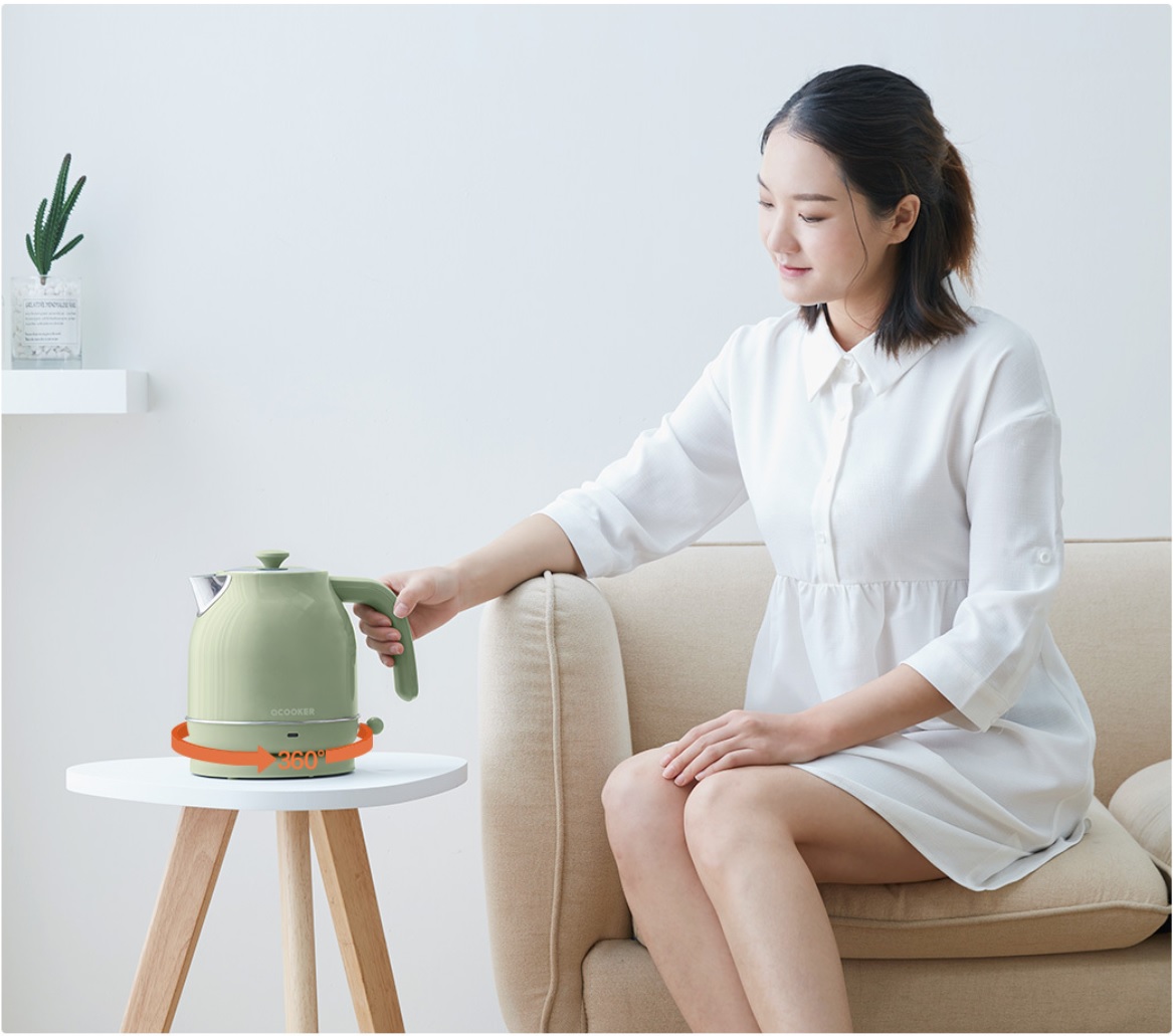 Ấm đun nước siêu tốc Xiaomi Ocooker QS-1701 (có nhiệt kế cơ học thông báo)