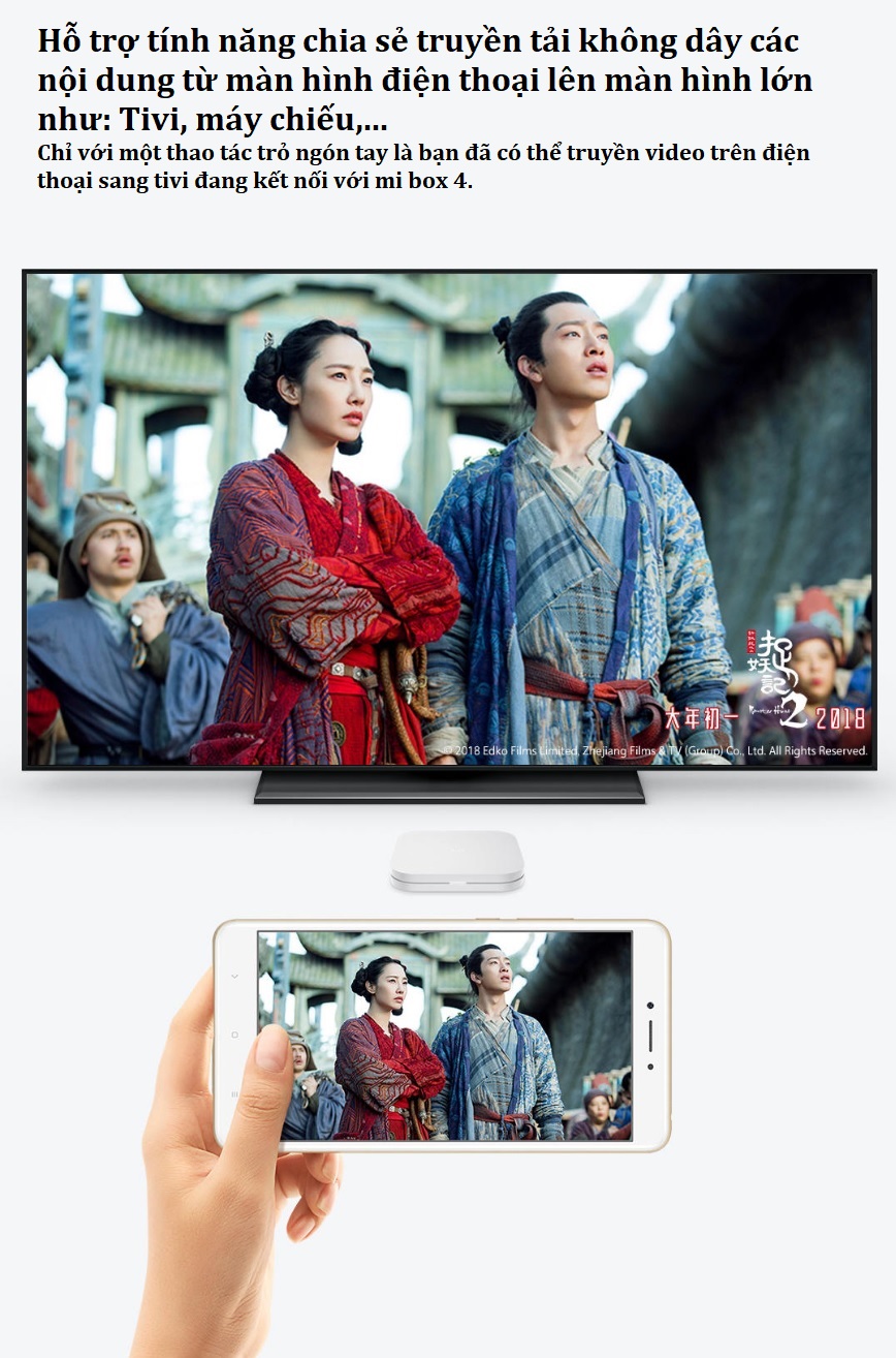 Android TV Xiaomi Mi Box 4 (4K, HDR)