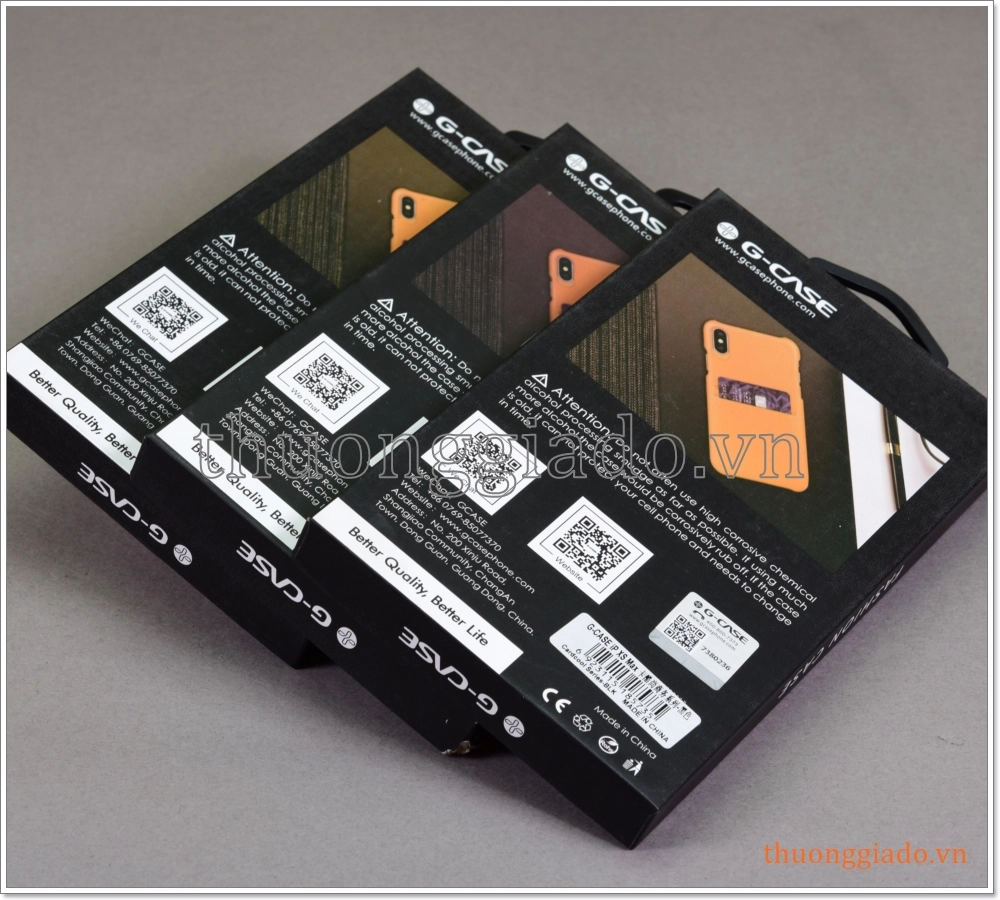 Ốp lưng chống sốc iPhone XS Max, có khay đựng thẻ hiệu G-Case CardCool Series