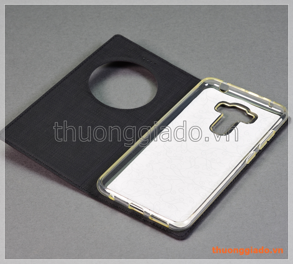 Bao da Asus Zenfone 3 Laser (5.5") ZC551KL, bao da cầm tay nắp gập mở, hiệu Vili