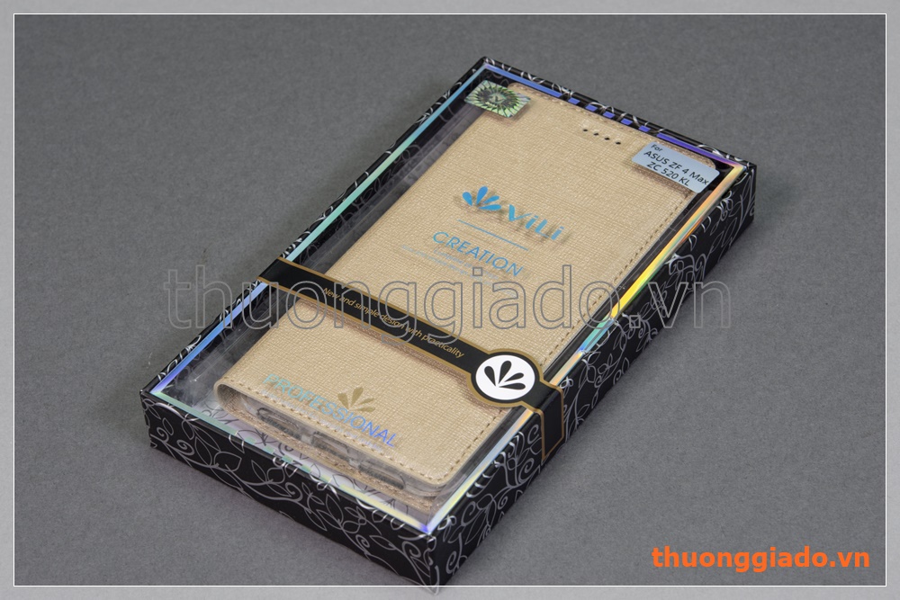 Bao da Asus ZenFone 4 Max (ZC520KL) flip leather case, hiệu Vili