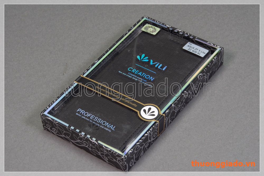 Bao da Asus ZenFone 5 Lite (ZC600KL) flip leather case, hiệu Vili