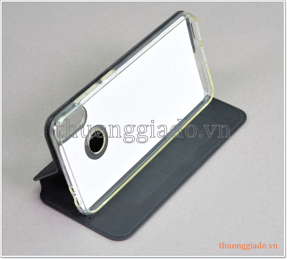 Bao da Asus Zenfone Max (M2) ZB633KL, bao da cầm tay, nắp gập mở, hiệu Vili