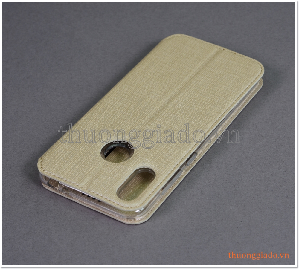 Bao da Asus Zenfone Max (M2) ZB633KL, bao da cầm tay, nắp gập mở, hiệu Vili