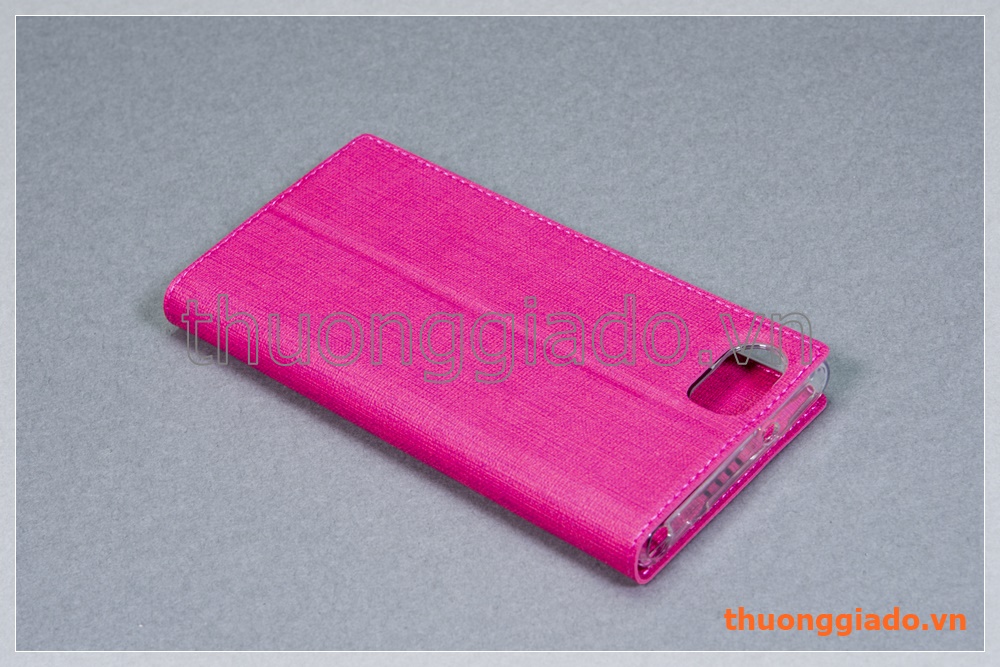 Bao da BlackBerry Keyone flip leather case (hiệu VILI)