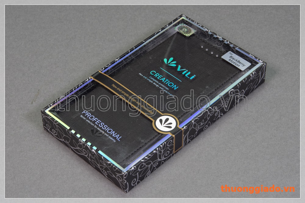 Bao da BlackBerry Motion flip leather case (hiệu VILI)