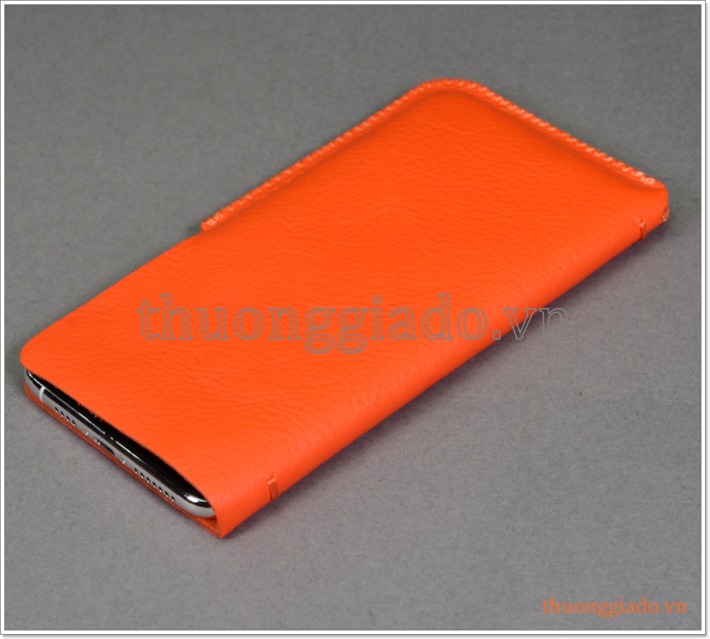 Bao da cầm tay bỏ túi iPhone Xs Max (6.5”), chất liệu da bò thật hiệu Mobest