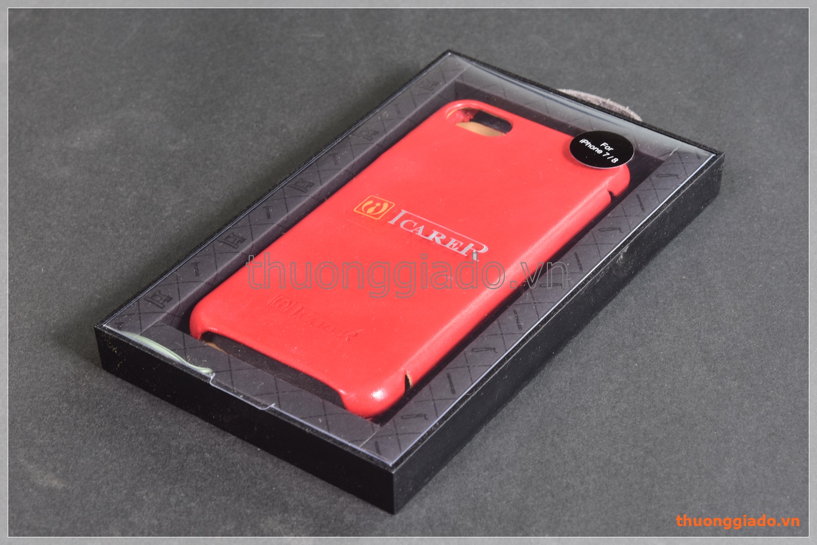 Bao da cầm tay iPhone 8 (4.7"), iPhone 7 (4.7"), hiệu Icarer, da mịn