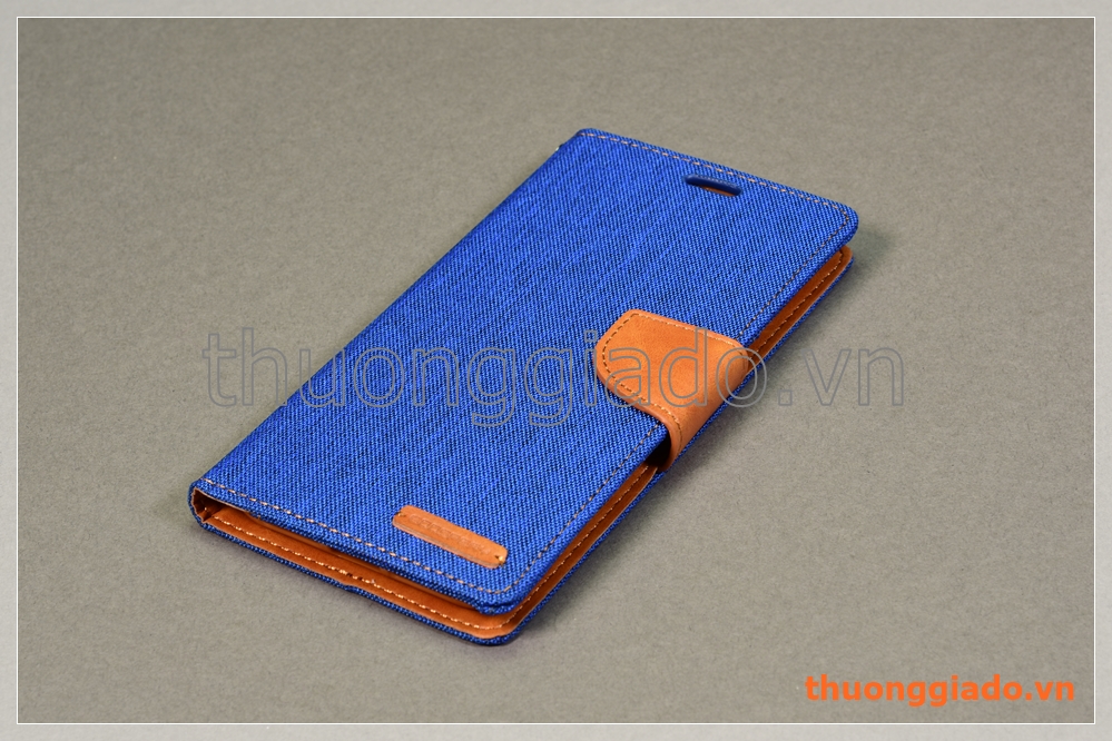 Bao da cầm tay iPhone Xs Max (6.5"), hiệu Goospery, CANVAS DIARY