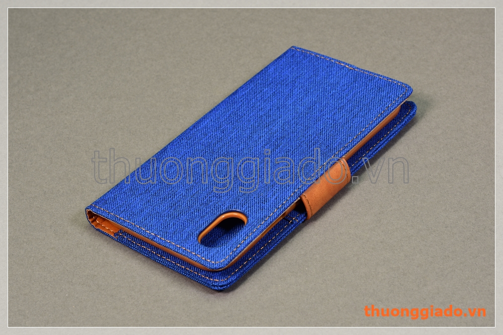 Bao da cầm tay iPhone Xs Max (6.5"), hiệu Goospery, CANVAS DIARY