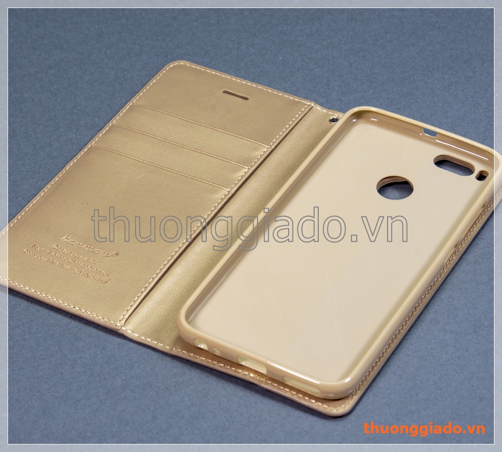 Bao da cầm tay Mi 5X/ Mi5X, Mi A1 flip leather case (hiệu Haman, CANVAS DIARY)