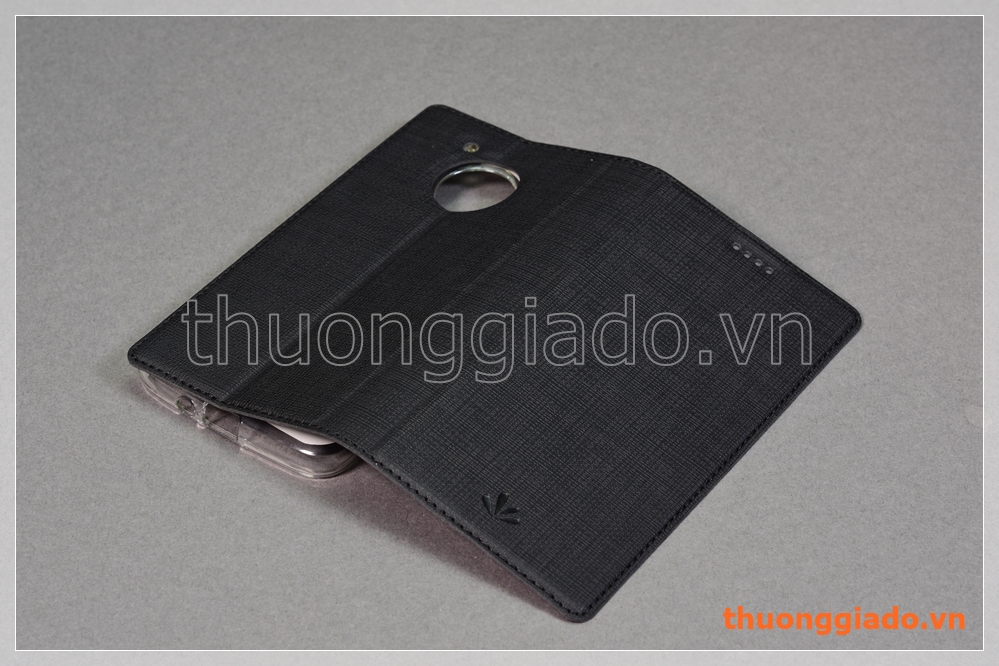 Bao da cầm tay Moto E4 (bản Mỹ) Motorola flip leather case, hiệu Vili