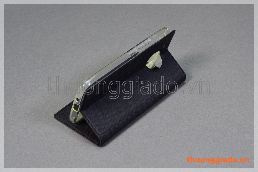 Bao da cầm tay Moto E4 Plus, Motorola flip leather case, hiệu Vili