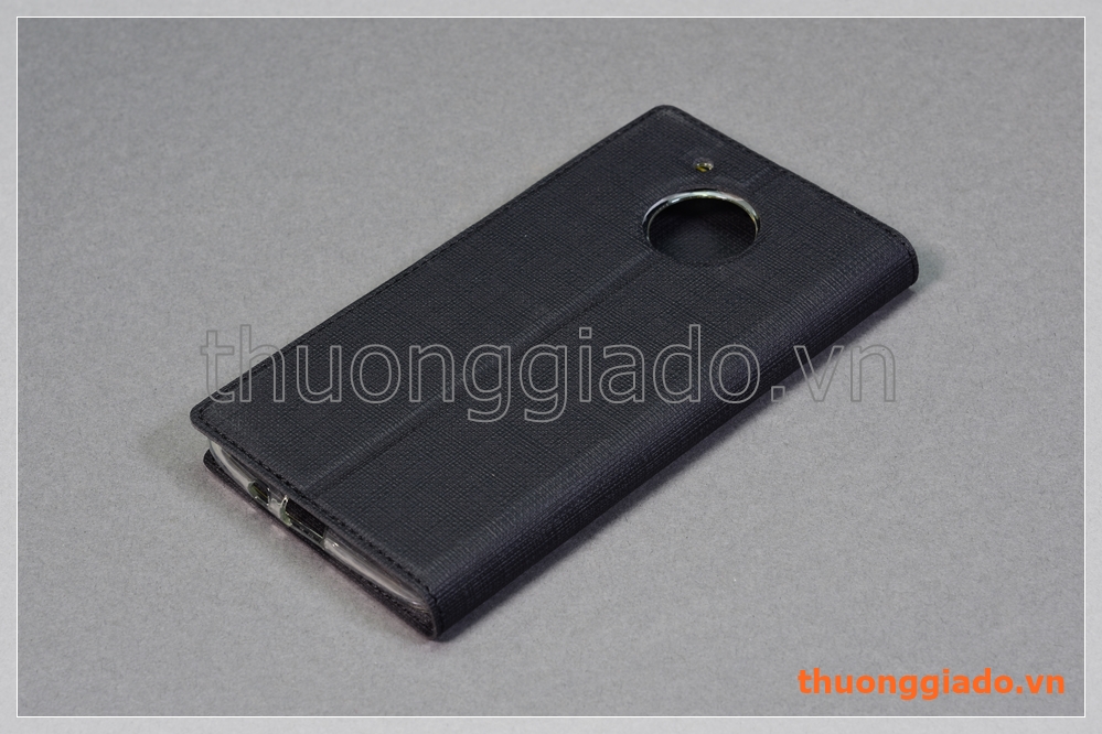 Bao da cầm tay Moto E4 Plus, Motorola flip leather case, hiệu Vili