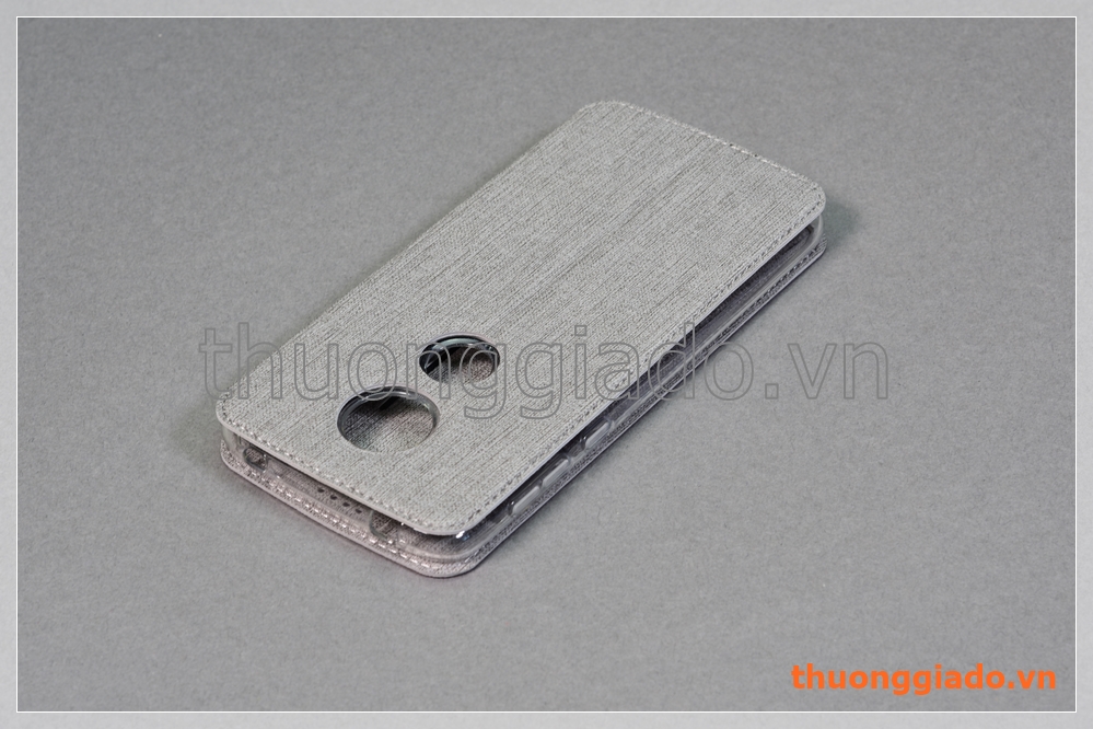Bao da cầm tay Moto E5 Plus, Motorola flip leather case, hiệu Vili