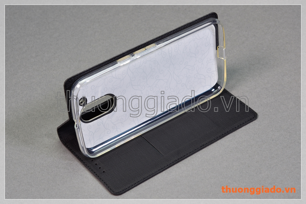 Bao da cầm tay Moto G4 Plus, Motorola flip leather case, hiệu Vili
