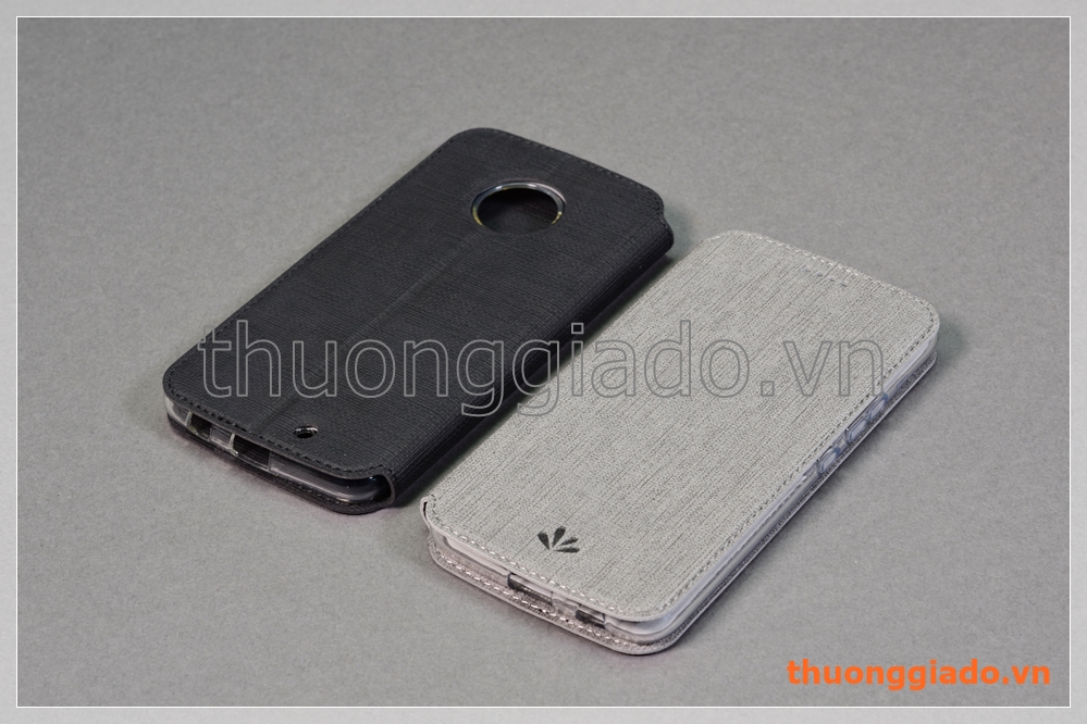 Bao da cầm tay Moto X4 (5.2"), Motorola flip leather case, hiệu Vili