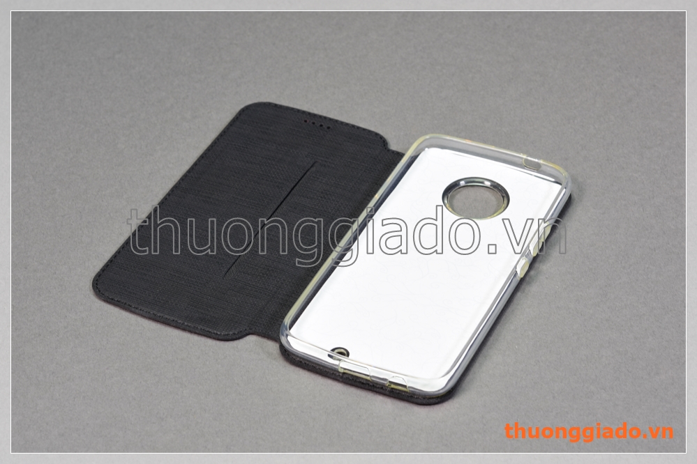 Bao da cầm tay Moto X4 (5.2"), Motorola flip leather case, hiệu Vili