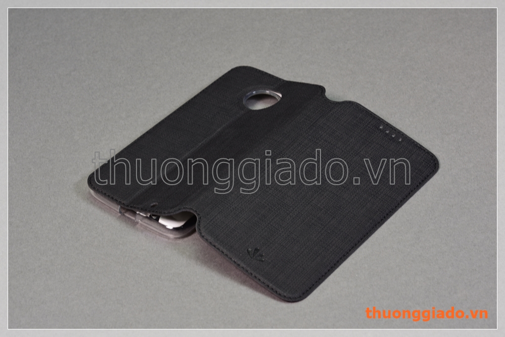 Bao da cầm tay Moto Z3 Play, Motorola flip leather case, hiệu Vili