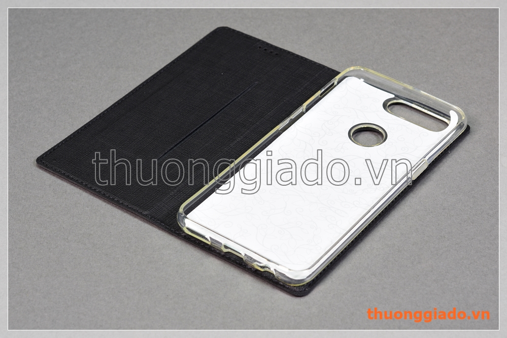 Bao da cầm tay OnePlus 5T flip leather case, hiệu Vili
