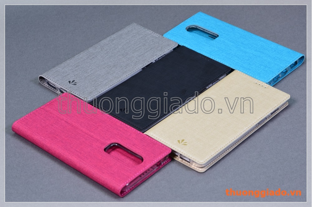 Bao da cầm tay OnePlus 6 (1+6) flip leather case, hiệu Vili