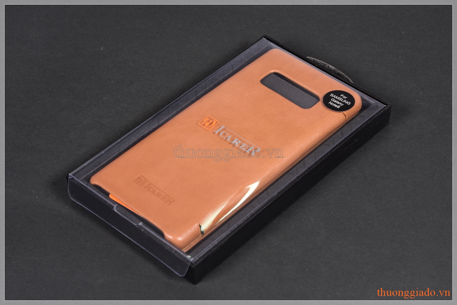 Bao da cầm tay Samsung Galaxy Note 8/ N950 (hiệu Icarer, da mịn)