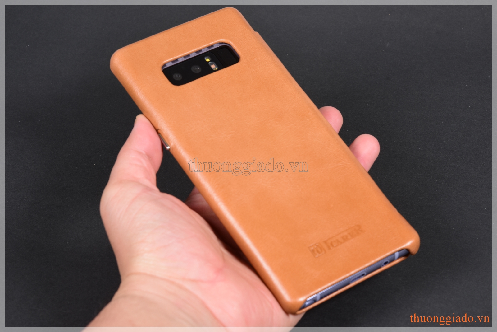 Bao da cầm tay Samsung Galaxy Note 8/ N950 (hiệu Icarer, da mịn)