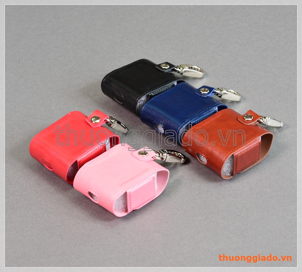 Bao da cho tai nghe Apple AirPods, túi đưng cho AirPods
