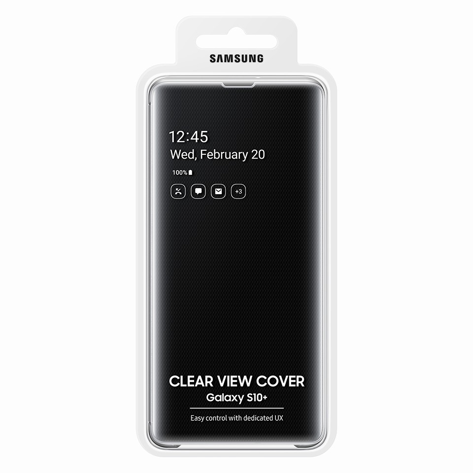 BAO DA CLEAR VIEW GALAXY S10+ EF-ZG975C CHÍNH HÃNG