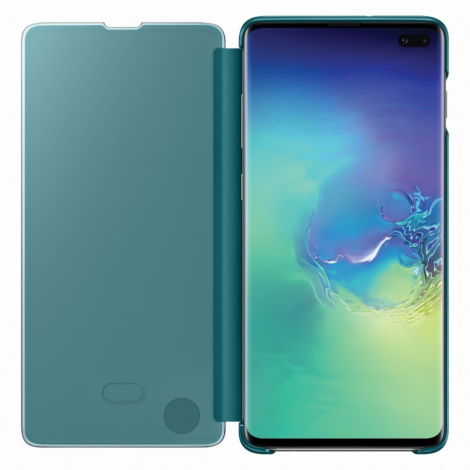 BAO DA CLEAR VIEW GALAXY S10+ EF-ZG975C CHÍNH HÃNG