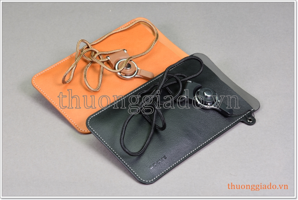 Bao da đeo cổ iPhone 11 Pro (5.8 inch), iPhone XS (5.8"), chất liệu da bò hiệu G-CASE