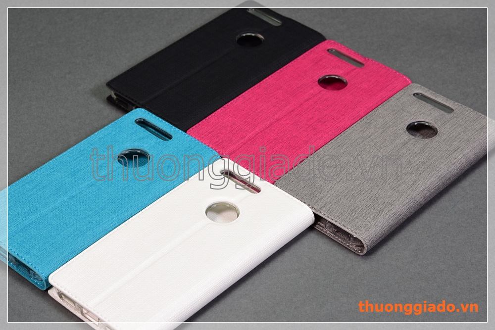 Bao da Google Pixel (5.0") flip leather case, hiệu Vili