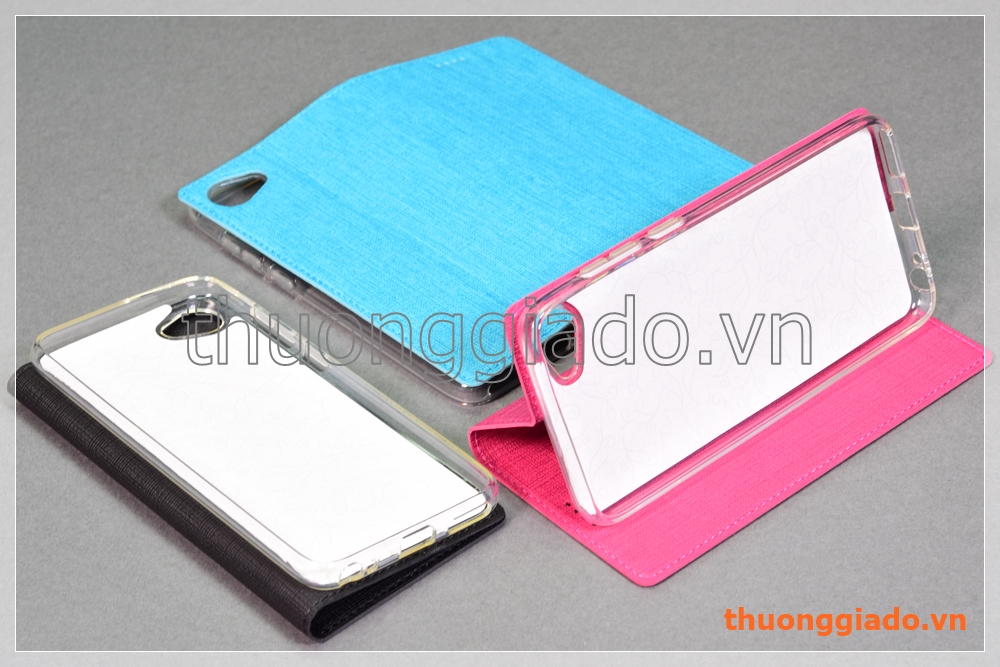 Bao da HTC Desire 12 (5.5") flip leather case, hiệu Vili