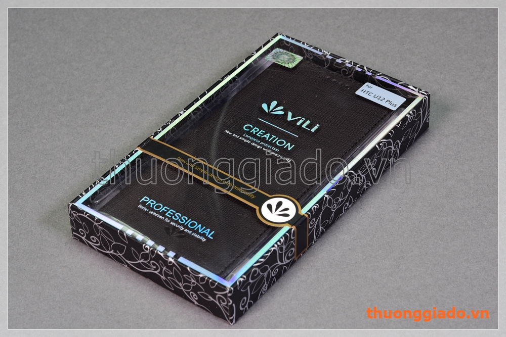 Bao da HTC U12 Plus/ HTC U12+ flip leather case, hiệu Vili