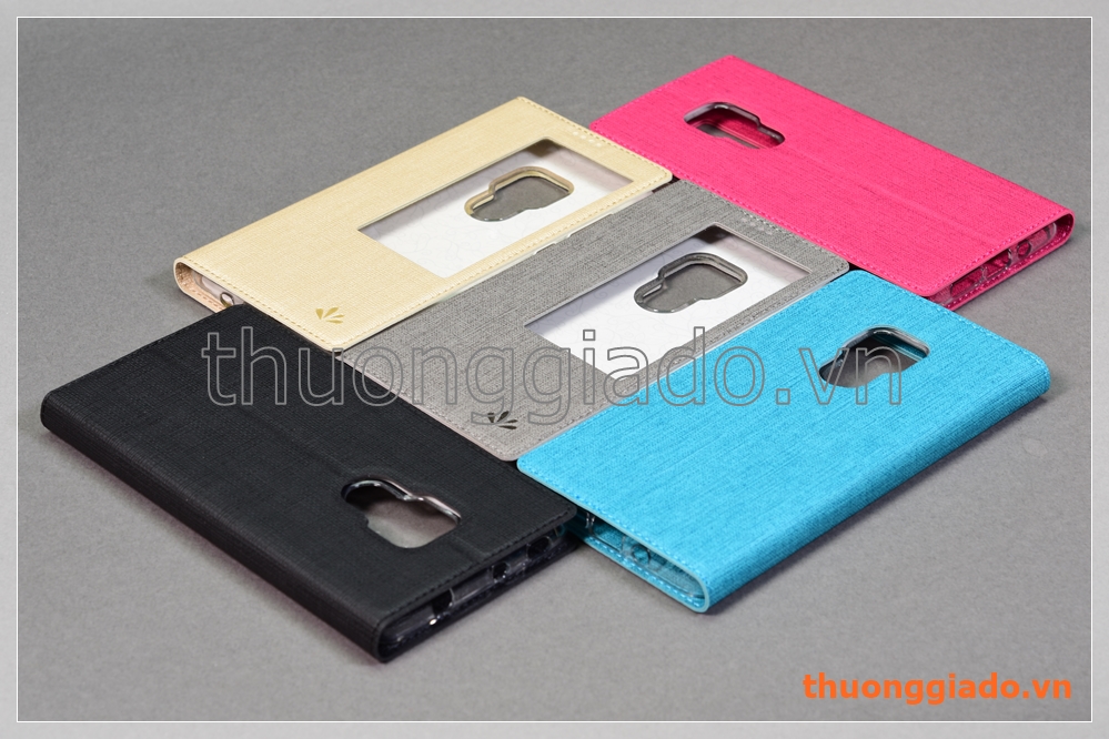 Bao da Huawei Mate 20 (6.5") flip leather case, có cửa sổ view, hiệu Vili
