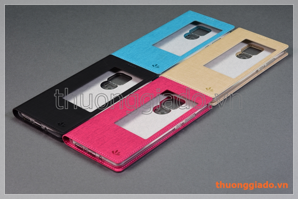 Bao da Huawei Mate 20 X, bao da cầm tay nắp gập có cửa sổ view, hiệu Vili