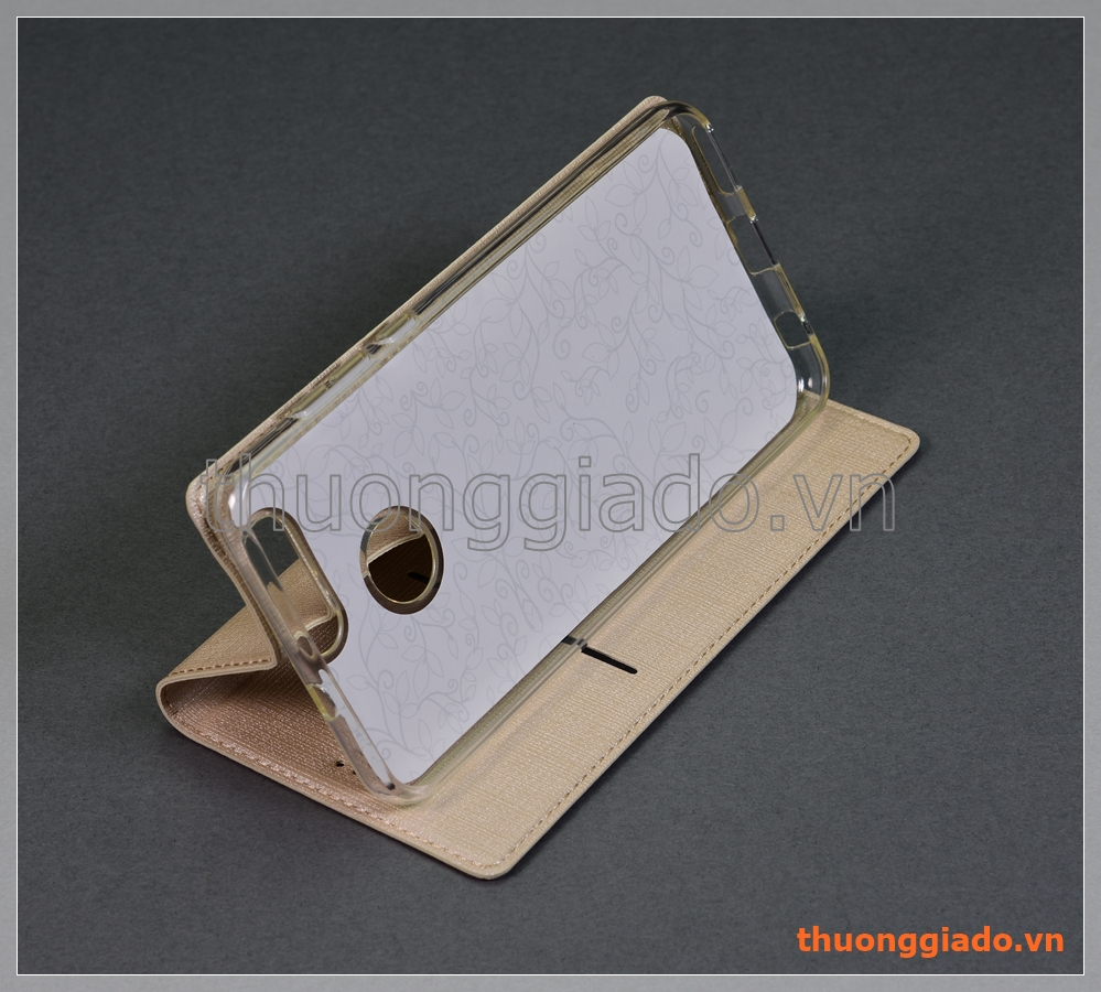 Bao da Huawei Nova 2 Plus, bao da cầm tay nắp gập mở, hiệu Vili