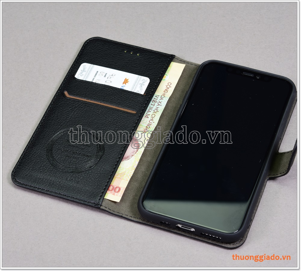 Bao da iPhone 11 Pro (5.8 inch), Bao da cầm tay, chất liệu da bò, hiệu Kaiyue