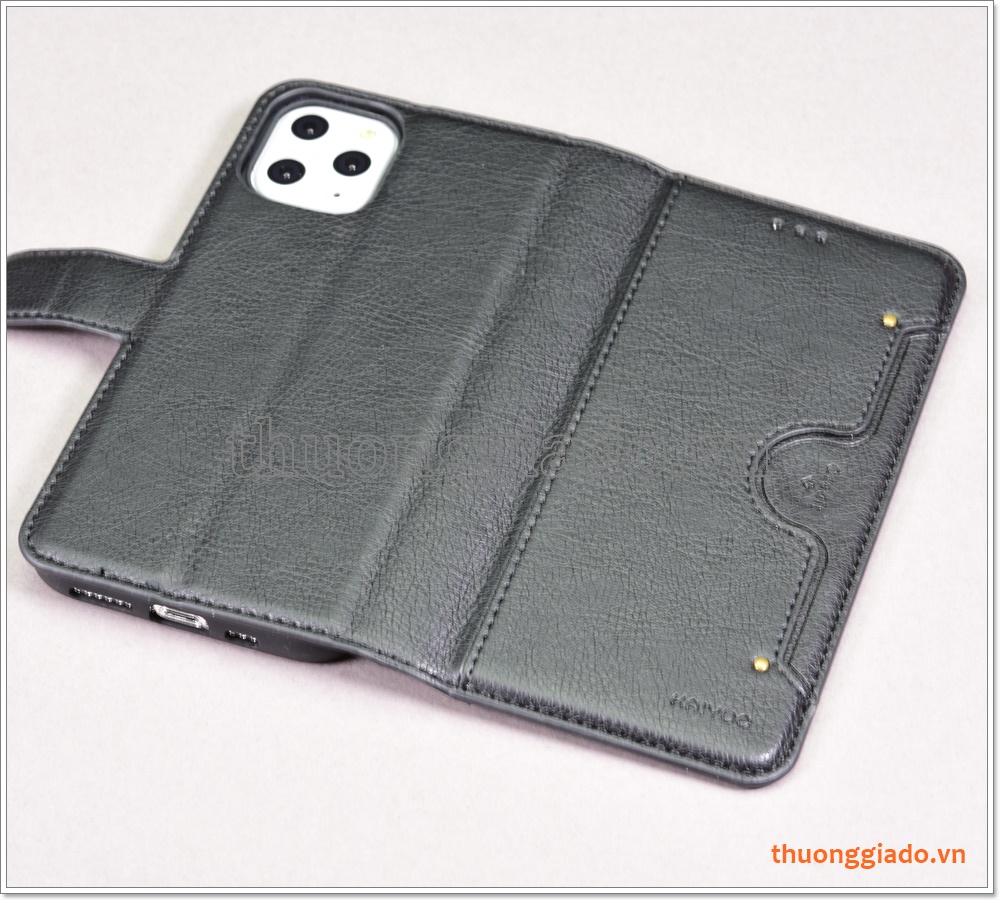 Bao da iPhone 11 Pro (5.8 inch), Bao da cầm tay, chất liệu da bò, hiệu Kaiyue