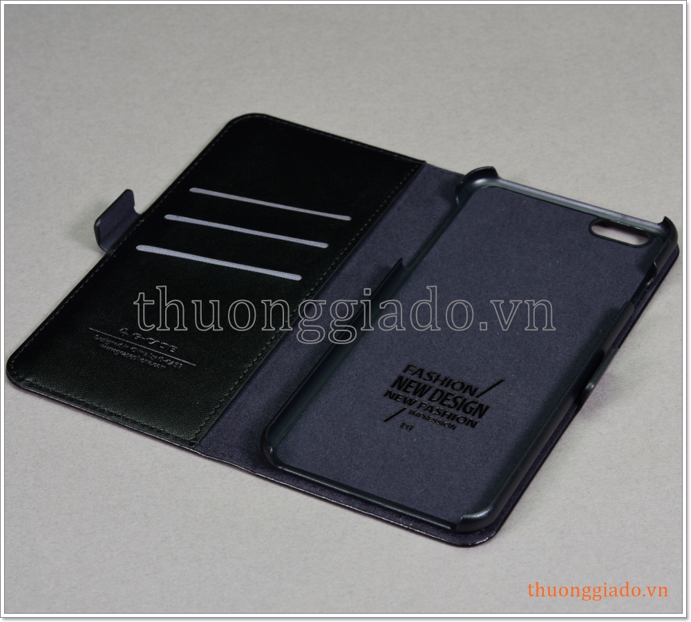 Bao da iPhone 6S Plus, bao da cầm tay, nắp gập mở, hiệu G-CASE, Honour Series