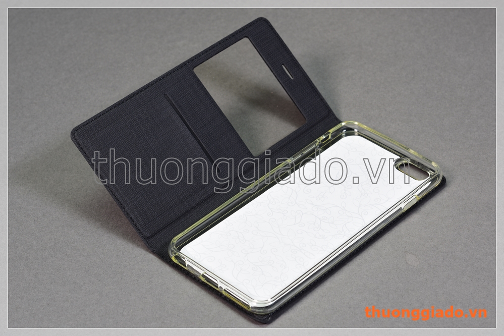 Bao da iPhone 6S Plus, iPhone 6 Plus flip leather case, có cửa sổ view, hiệu Vili
