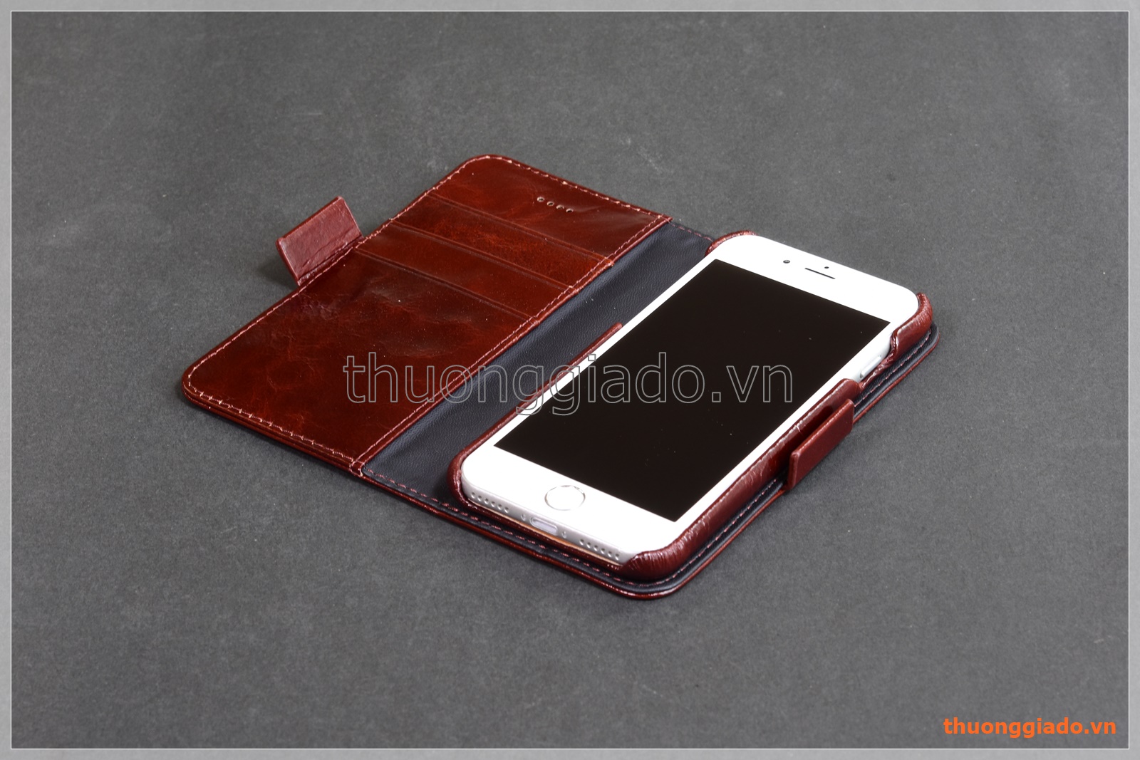 Bao da iPhone 7 (4.7"), iPhone 8 (4.7"), hiệu ICarer, quai gập, có thể tách rời