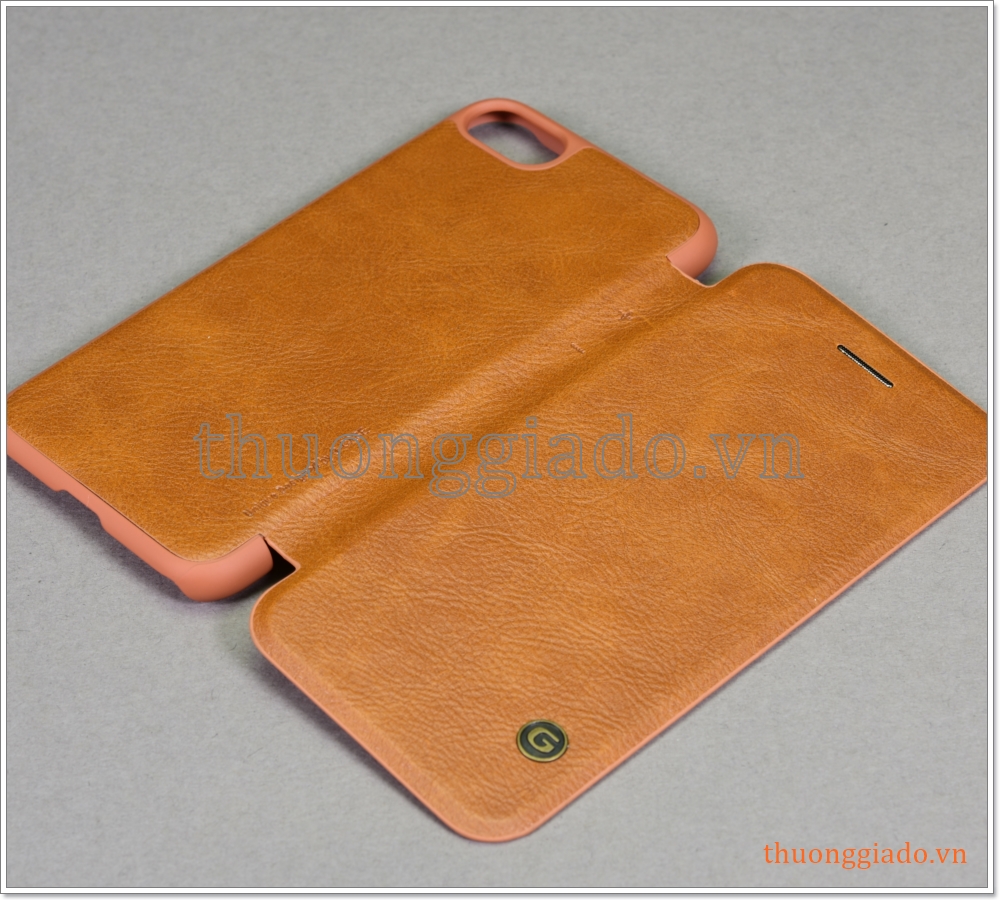 Bao da iPhone 7/8 (4.7"), bao da cầm tay, nắp gập mở, hiệu G-CASE, Business Series