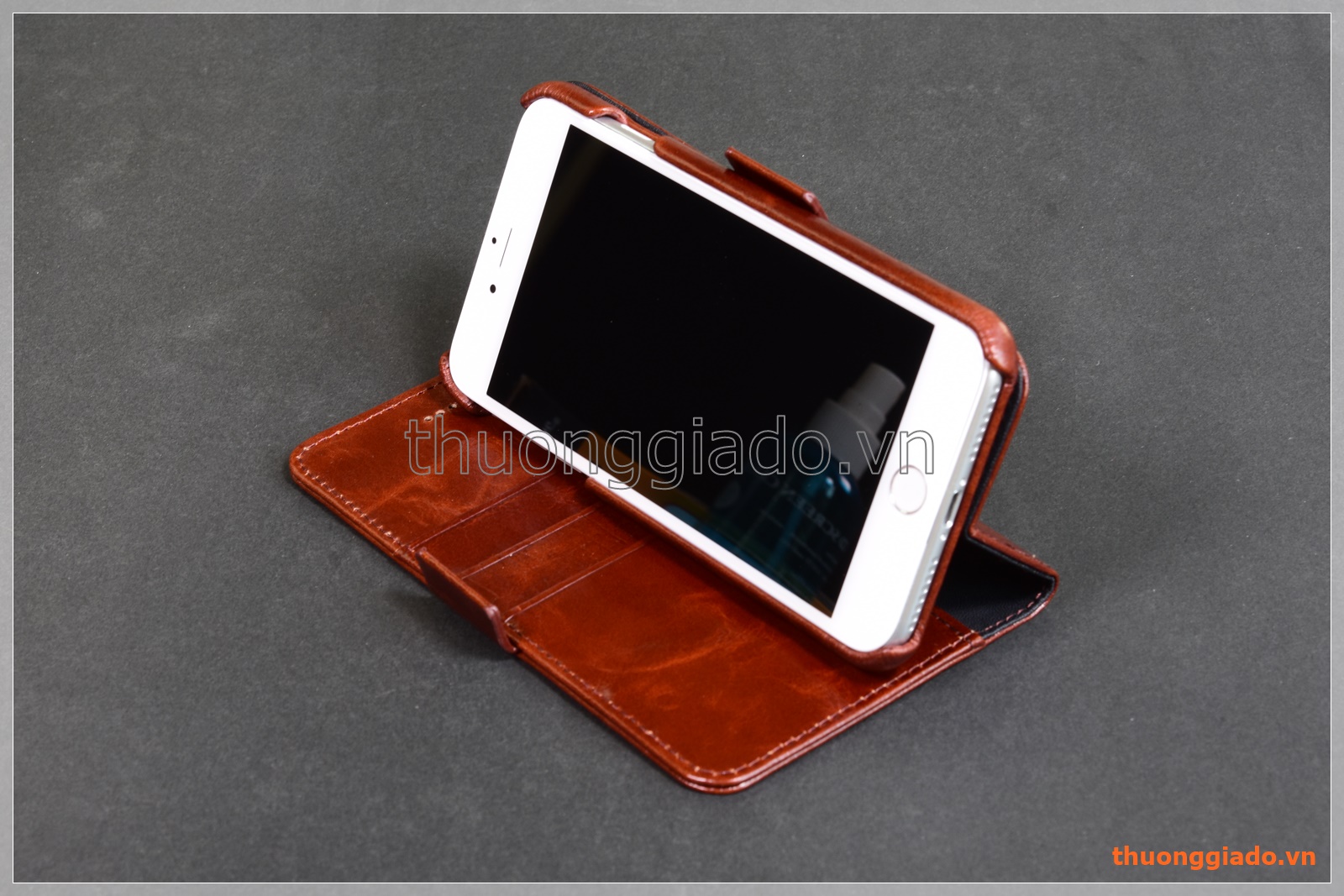 Bao da iPhone 7 Plus (5.5"),iPhone 8 Plus (5.5"),hiệu ICarer,quai gập,tách rời