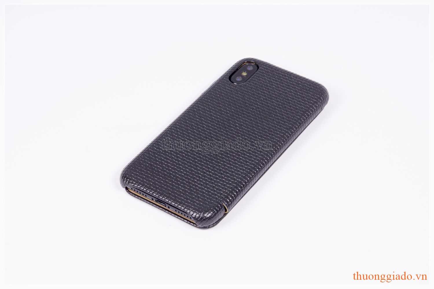 Bao da iPhone X (5.8"), iPhone Xs (5.8"), hiệu Icarer, da sần, mã RI805-BN