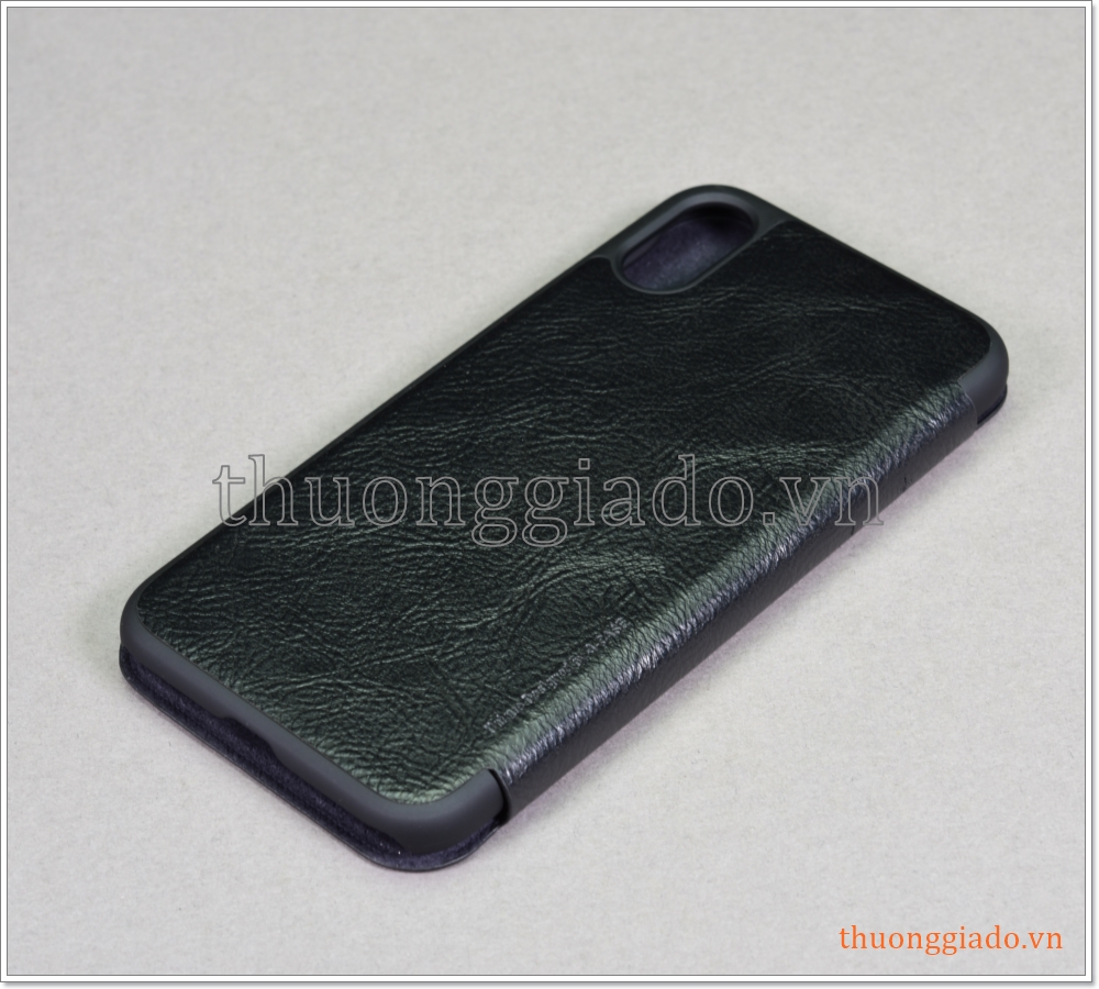 Bao da iPhone XS (4.7"), bao da cầm tay, nắp gập mở, hiệu G-CASE, Business Series