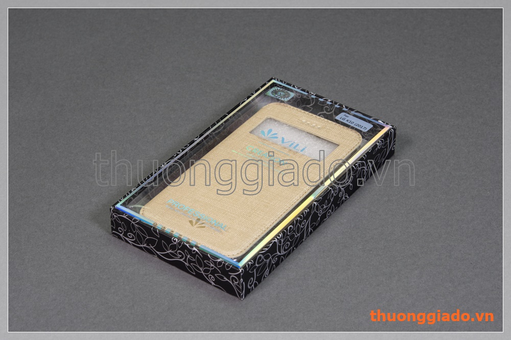 Bao da LG K10 (2017) flip case, hiệu Vili, có cửa sổ view